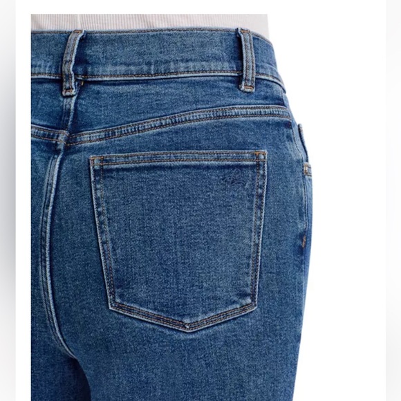 DL 1961 Hepburn High Rise Wide Leg Jeans made with RECOVER™ in Keys Raw - Picture 2 of 7